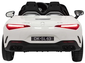 Elektrické autíčko Mercedes Benz AMG SL63 - biele
