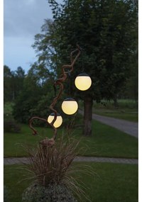 Súprava 3 závesných vonkajších solárnych svetiel Star Trading Globus, ø 10 cm