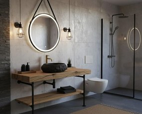 Rea Mika, umývadlo na dosku 480x380x155 mm, imitácia kameňa, REA-U4333