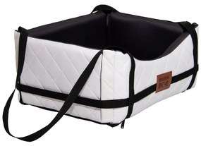 Golden Dog Autosedačka Golden dog Comfort pre psa L 27 x 65 x 53 cm – biela