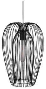 Čierne stropné svietidlo Leitmotiv Lucid Large