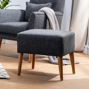 Kreslo Zeni Pouf Dark Grey