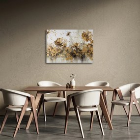 Obraz - Abstraktná kvetinová maľba (70x50 cm)