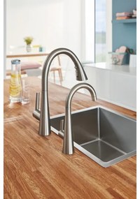 GROHE 32294DC2 - nerezová drezová batéria ZEDRA