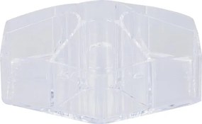 Organizér na kozmetiku DELUXA ø 23 cm, transparentný