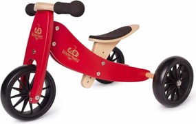 Drevené balančné odrážadlo Tiny Tot 2v1 červená