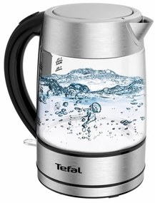 Tefal - Rýchlovarná kanvica GLASS 1,7 l  2200W/230V chróm