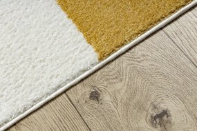 Koberec FUSION 7157 biely / zlatý