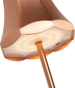 Sada 2 retro stolových lámp medených nabíjateľných IP44 - Granny