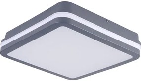 LED vonkajšie stropné svietidlo Kanlux 33343 IP54 24W 1920lm 4000K sivé