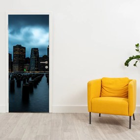 Fototapeta na dvere - Pohľad na mrakodrapy New Yorku (95x205cm)