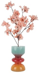 Červená/modrá sklenená váza (výška 20,5 cm) Summer Vibes – PT LIVING