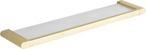 Mexen Adox visiaca sklenená polica, zlatá - 7018237-50