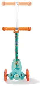 Kolobežka s LED kolieskami (tyrkysová)  (100389551)