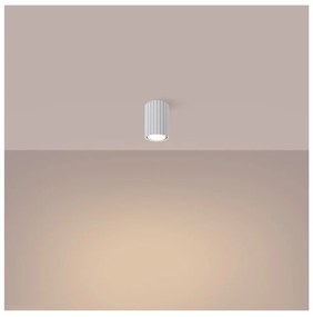 Biele bodové svietidlo Gleam – Sollux