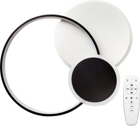 Toolight Toolight, LED stropné svietidlo + diaľkové ovládanie, APP1709-C, čierna, OSW-04038