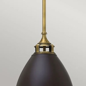 Hinkley HK-AMELIA-P-M-RB - Luster na tyči AMELIA 1xE27/60W/230V bronzová