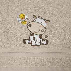 DETSKÝ BAVLNENÝ UTERÁK BABY67 50X90 CM BÉŹOVÁ