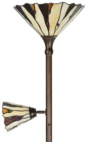 Stojaca lampa na čítanie vitráž IZAR
