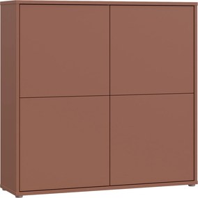 XXXLutz VYSOKÁ KOMODA, terakotová, 124,5/121,5/34,9 cm Carryhome - Online Only drobný nábytok - 000687018336