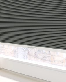 Plisé na mieru Honeycomb farba produktu sivá látka reflexná, zatemňovacia