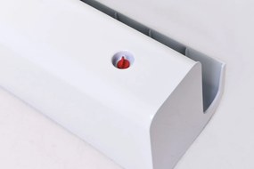 Balkónový hrantík BALKONA CLASSICO, plast, šírka 50 cm, biely lesk