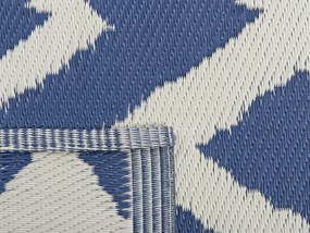 Vonkajší koberec 120 x 180 cm námornícka modrá SIRSA Beliani