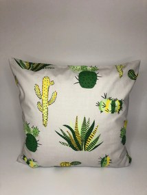 Obliečka na vankúšik Kaktus 40x40 cm - Sivý Kaktus