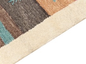 Vlnený koberec gabbeh 160 x 230 cm viacfarebný SARILAR Beliani