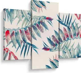 Obraz - Tropické listy (90x60 cm)