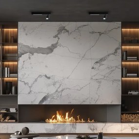 LED Bodové svietidlo MAGNET LED/5W/230V + 1xGU10/60W 3000/4000K čierna