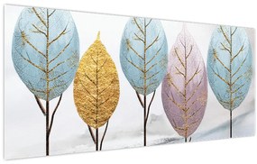 Obraz - Dizajnové stromy (120x50 cm)