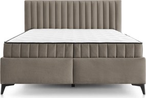 Posteľ Joy 160x200 cm, béžová látka