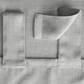 ZÁHRADNÝ VODEODOLNÝ ZÁVES NA PÚTKACH GARDEN 155X200 CM STRIEBORNÁ