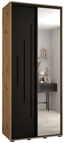 Skriňa 45 Canaris 13 120 artisan/čierna/čierna