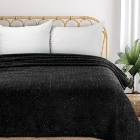 DEKA Z MIKROFLANELU BLINK 150X200 CM ČIERNA