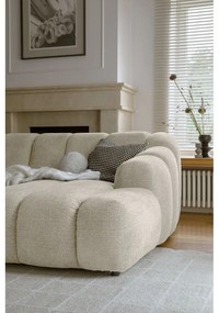 Béžová rohová pohovka (pravý roh/s leňoškou) Shell – Miuform