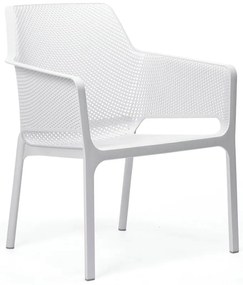 NARDI Záhradné kreslo NET RELAX BIANCO, plastové