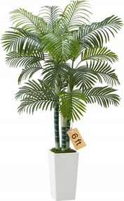 Vevor Umelá rastlina Palma Areca Pe 182,9 cm pre verandy a salóny