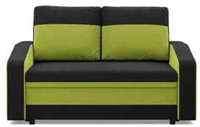 Pohovka ORION čierna / limetková