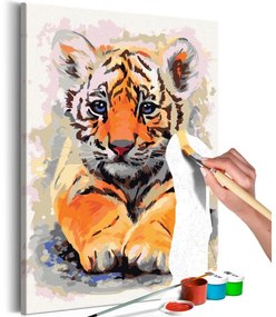 Obraz - maľovaný podľa čísel Baby Tiger
