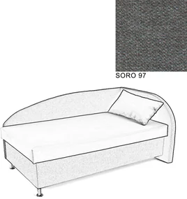 AVA NAVI, PRAVÁ 120x200 Varianta: SORO 97