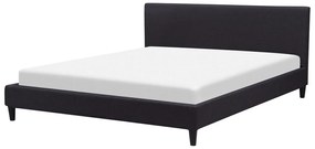 Manželská posteľ 180 cm FUTTI (s roštom) (čierna). Vlastná spoľahlivá doprava až k Vám domov. 1007261