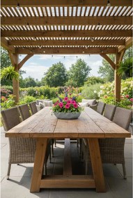 Okrasná miska CAVERO, sklolaminát, priemer 32 cm, sivá