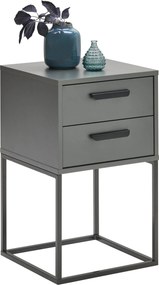 XXXLutz NOČNÝ STOLÍK, antracitová, čierna, 40/65/38,5 cm Carryhome - Spálňové sety - 002647008803
