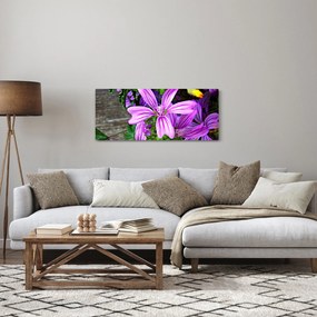 Obraz - lúčne kvety (120x50 cm)