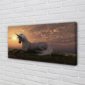 Obraz na plátne Unicorn horské slnko 125x50 cm