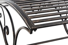 Kovová záhradné lehátko Amiens - Bronzová