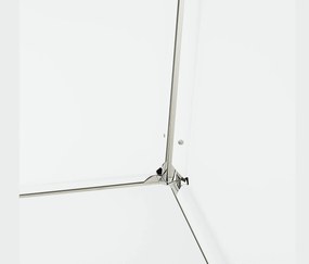 Kovová odkladacia skrinka »CN3« s nastaviteľnými výklopnými priehradkami, biela