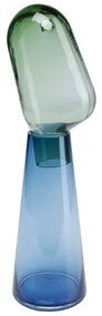 Skittle váza 49 cm modrá